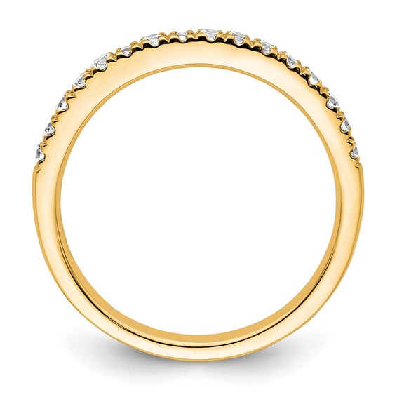 14k Diamond Wedding Band