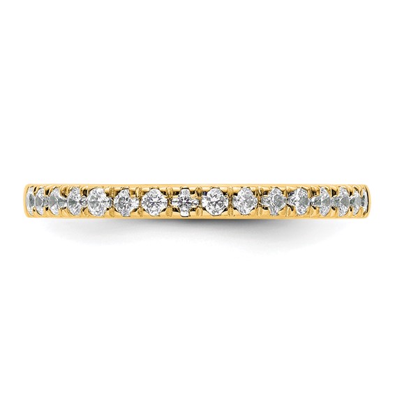 14k Diamond Wedding Band