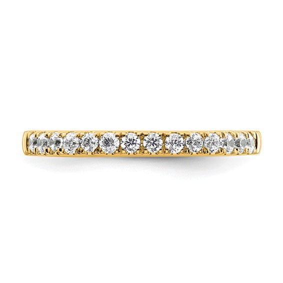 14k Diamond Wedding Band