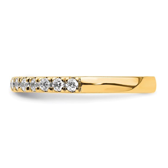 14k Diamond Wedding Band