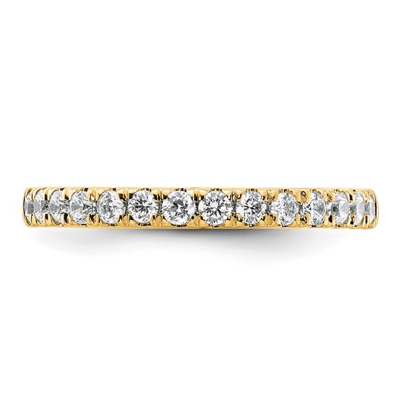 14k Diamond Wedding Band