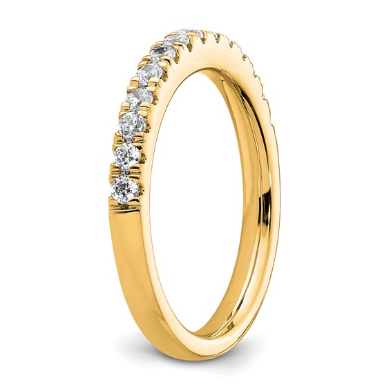 14k Diamond Wedding Band