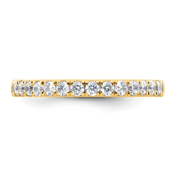 14k Diamond Wedding Band