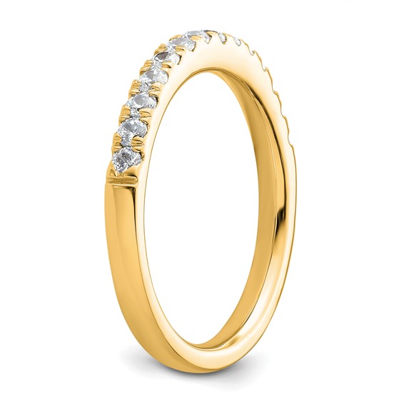 14k Diamond Wedding Band