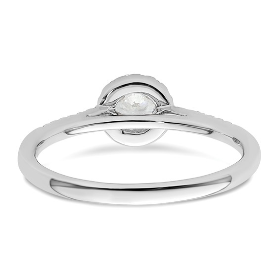 Diamond Halo Semi-Mount Engagement Rings