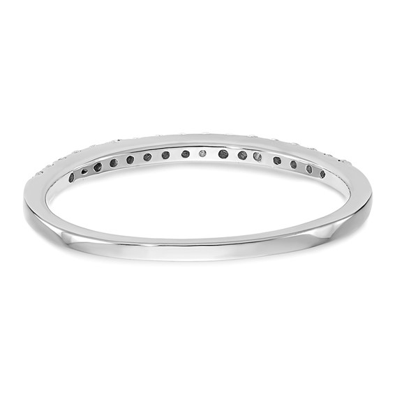14K White Gold Wedding Band Mounting