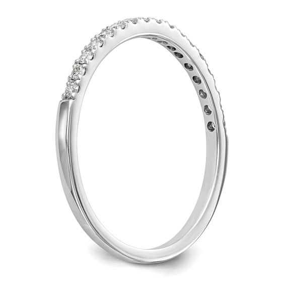 14K White Gold Wedding Band Mounting