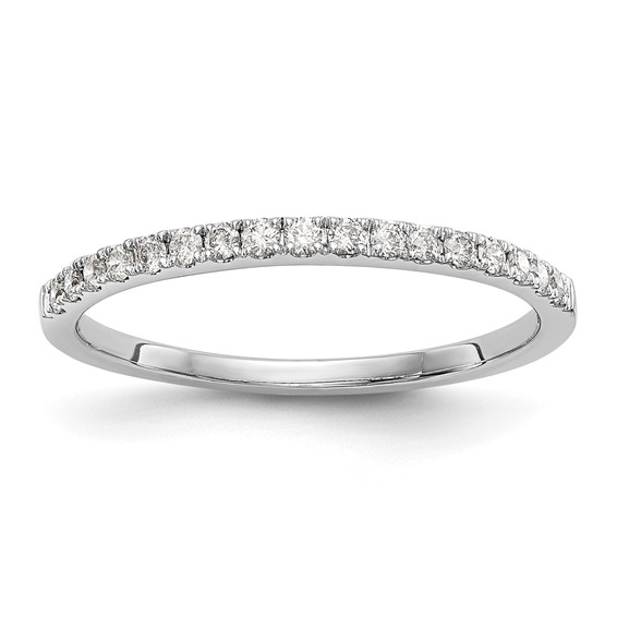 14K White Gold Wedding Band Mounting