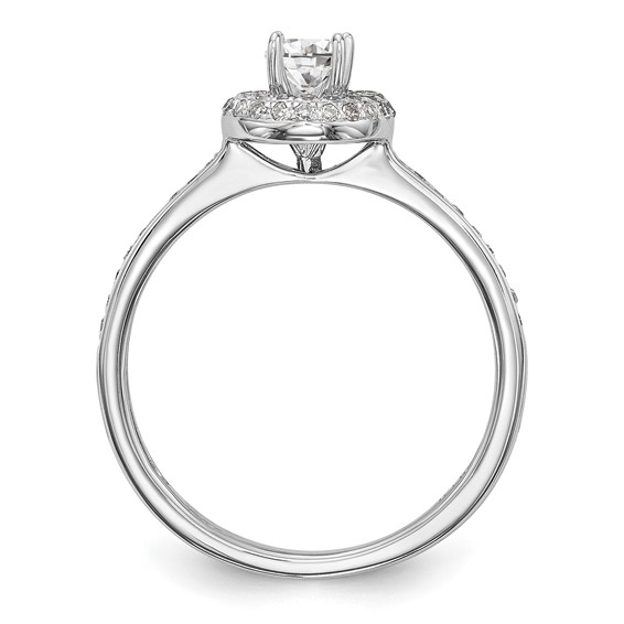 Diamond Halo Semi-Mount & Complete Engagement Rings