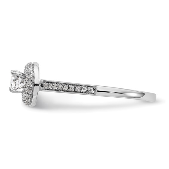 Diamond Halo Semi-Mount & Complete Engagement Rings