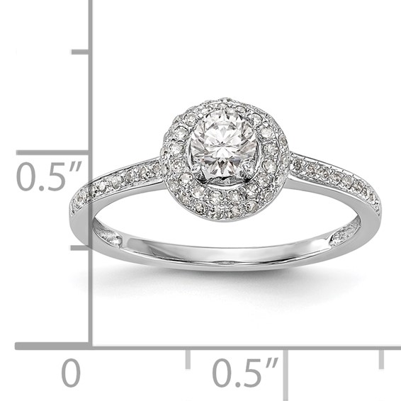 Diamond Halo Semi-Mount & Complete Engagement Rings