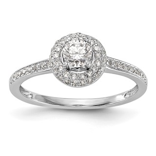 Diamond Halo Semi-Mount & Complete Engagement Rings