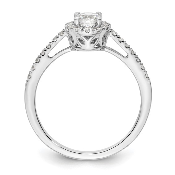 Diamond Halo Semi-Mount & Complete Engagement Rings