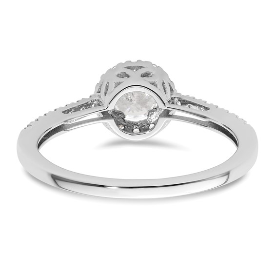 Diamond Halo Semi-Mount & Complete Engagement Rings