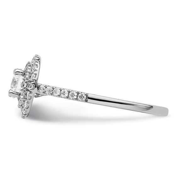 Diamond Halo Semi-Mount & Complete Engagement Rings