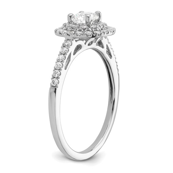Diamond Halo Semi-Mount & Complete Engagement Rings
