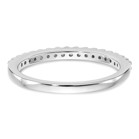 14k White Gold Wedding Band Mounting