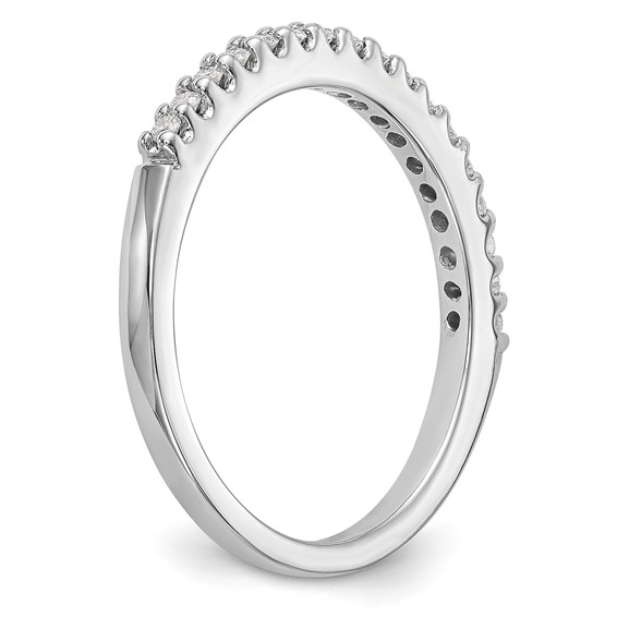 14k White Gold Wedding Band Mounting