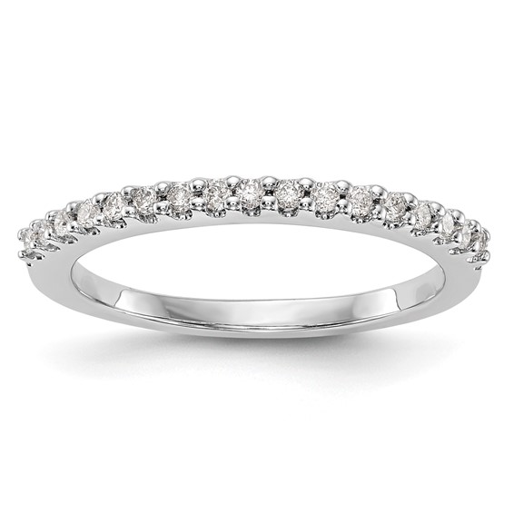 14k White Gold Wedding Band Mounting