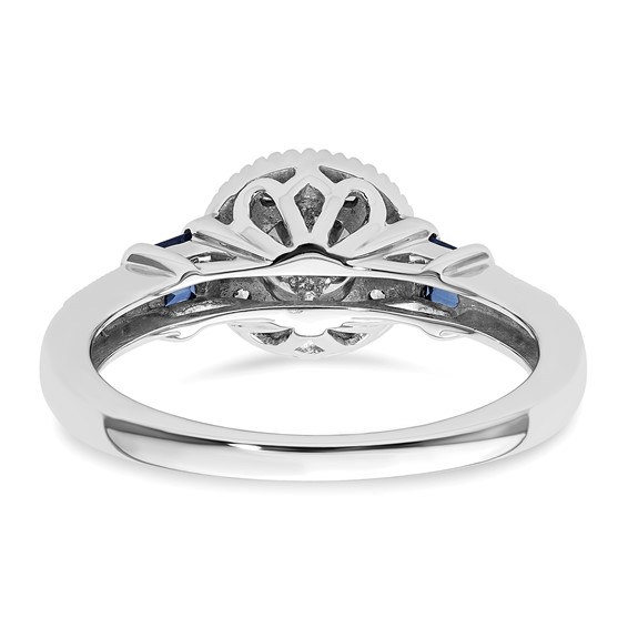 Diamond Halo Semi-Mount & Complete Engagement Rings
