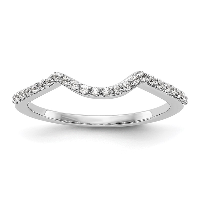 14k White Gold Lab Grown VS/SI+ G+ Dia Wedding Band