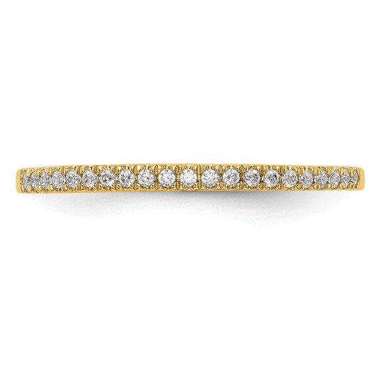 14K Yellow Gold Diamond Wedding Band