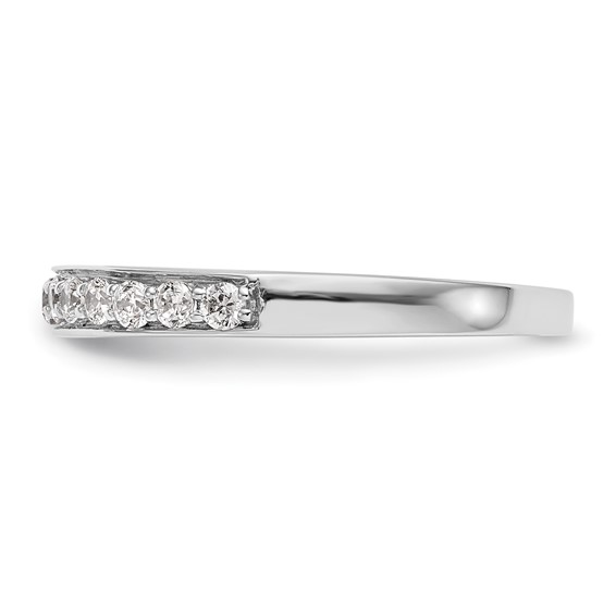 14K White Gold 1/3 carat Diamond Complete Wedding Band