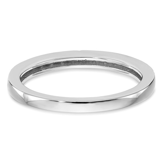 14k White Gold 1/4 carat Diamond Set of 2 Complete Wedding Bands