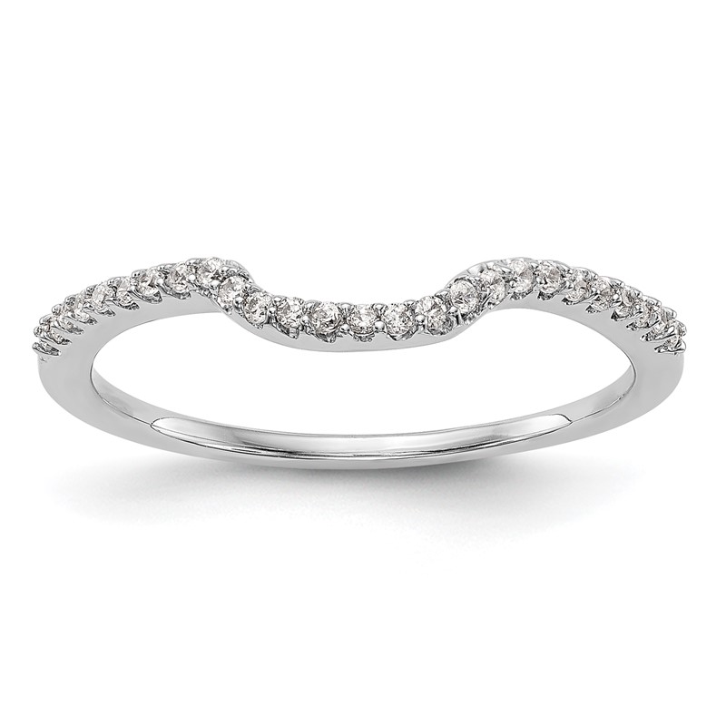 14K White Gold Lab Grown VS/SI+ G+ Dia Wedding Band