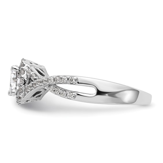 Diamond Halo Semi-Mount & Complete Engagement Rings