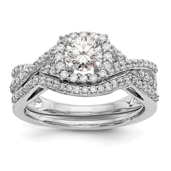 Diamond Halo Semi-Mount & Complete Engagement Rings