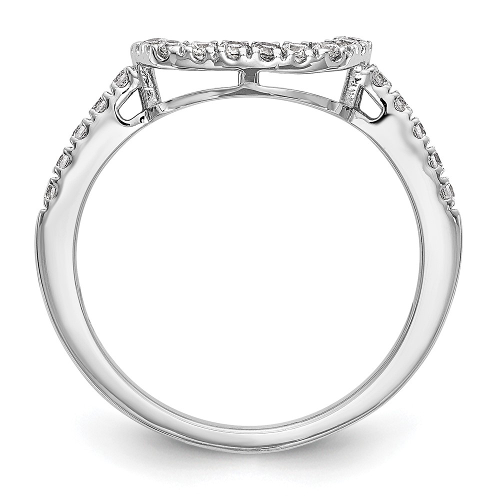 14k White Gold 1/5 carat Lab Grown Diamond VS/SI+ G+ Complete Wedding Band (RM2319B-020-WLG)