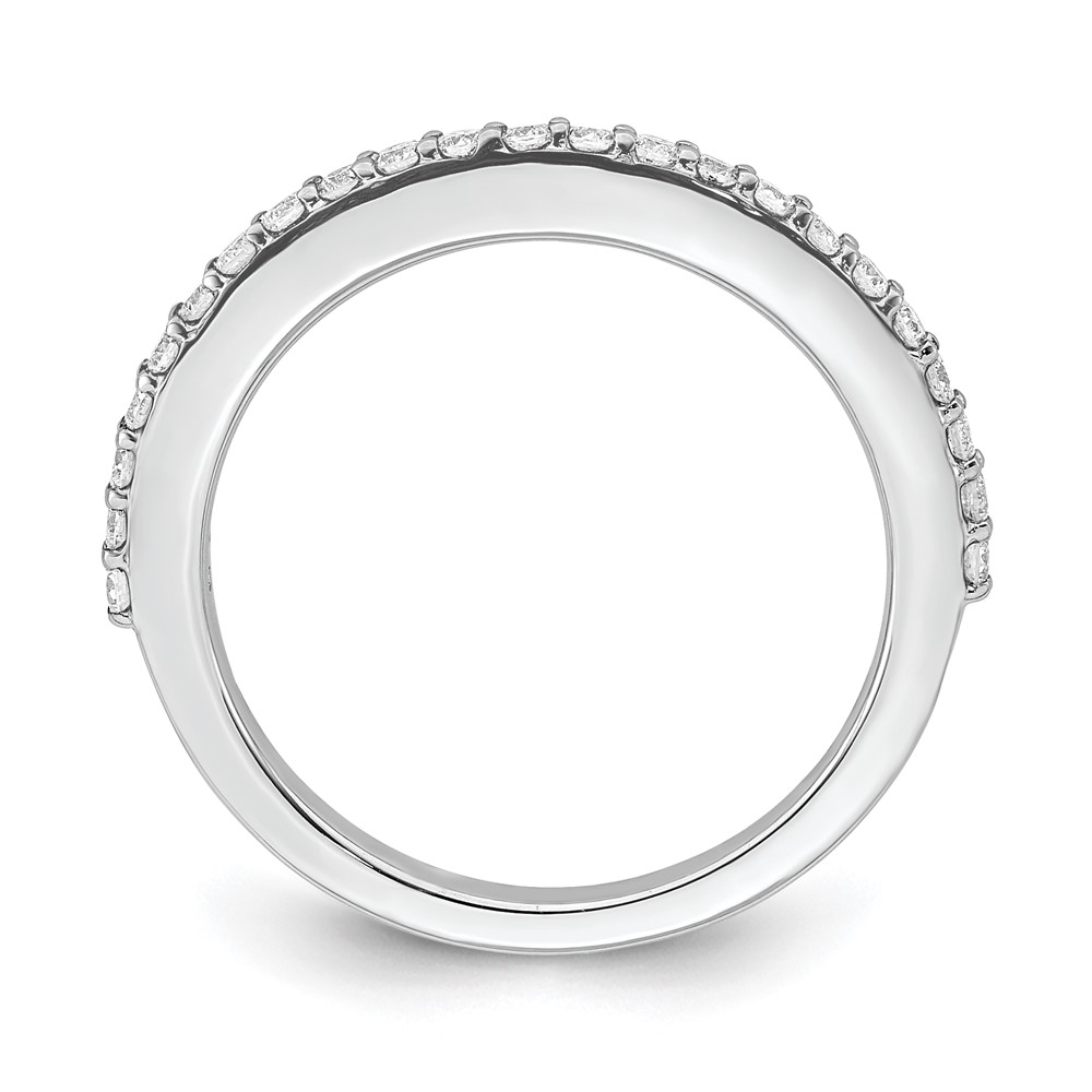 True Origin 14K White Gold 1/3 carat Lab Grown Diamond VS  D E F  Wedding Band (RM2335B-035-WLD)