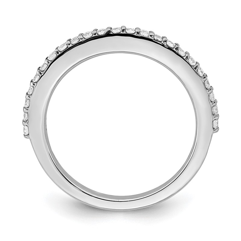True Origin 14K White Gold 1/3 carat Lab Grown Diamond VS  D E F  Wedding Band