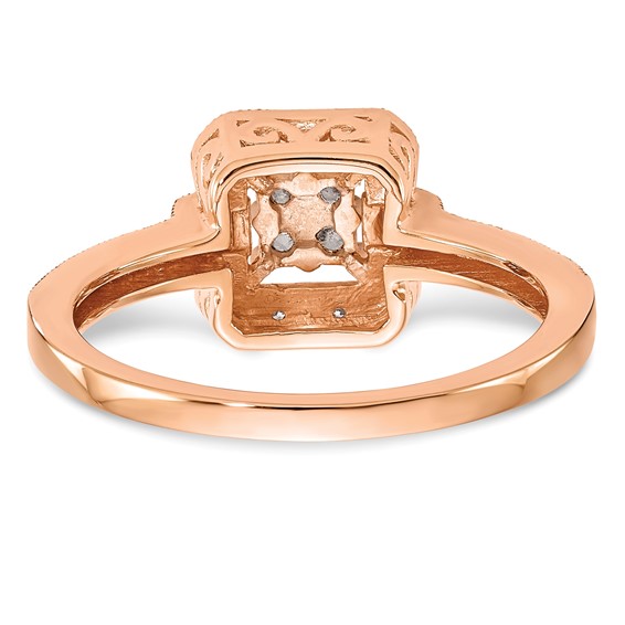 Diamond Cluster Engagement Rings