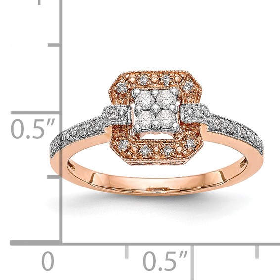 Diamond Cluster Engagement Rings