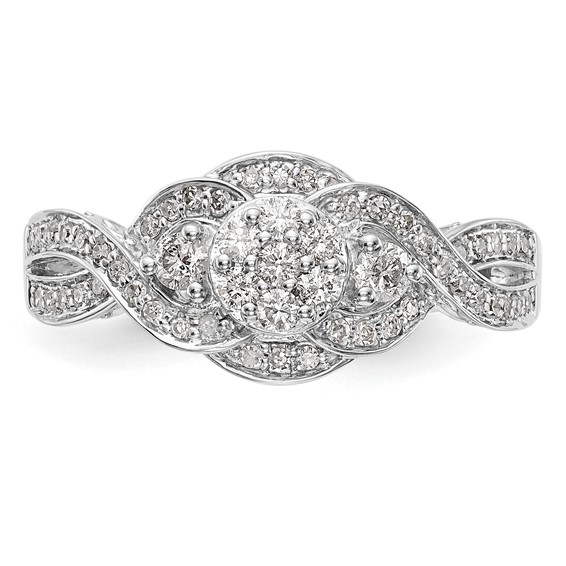 Diamond Cluster Engagement Rings