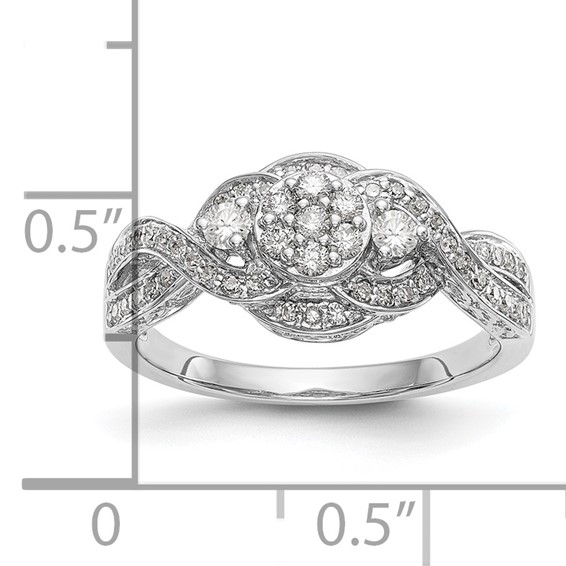 Diamond Cluster Engagement Rings