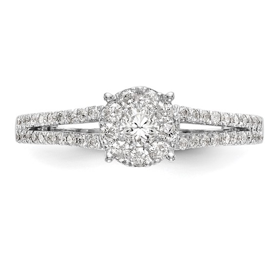 Diamond Cluster Engagement Rings