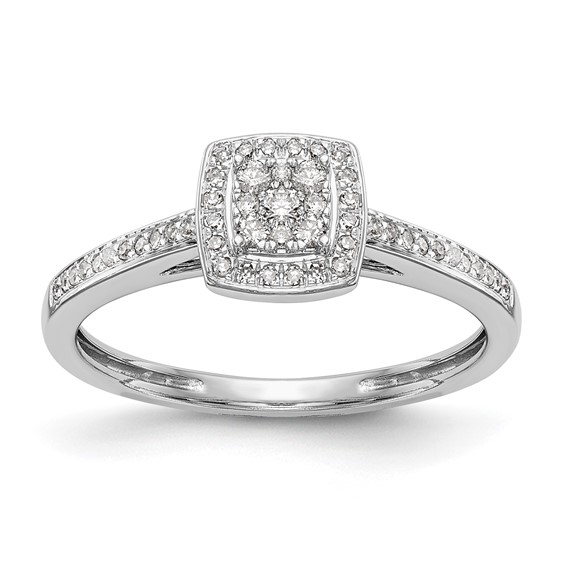 Diamond Cluster Engagement Rings
