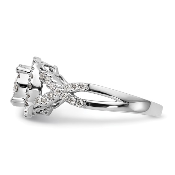 Diamond Cluster Engagement Rings