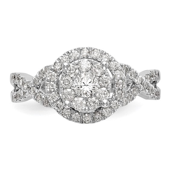 Diamond Cluster Engagement Rings