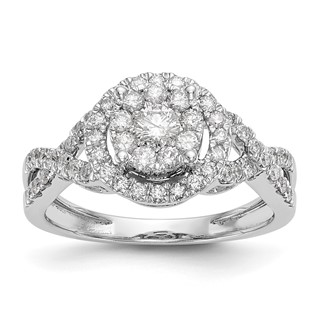 Diamond Cluster Engagement Rings