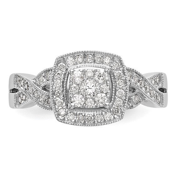 Diamond Cluster Engagement Rings