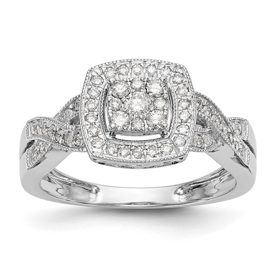 Diamond Cluster Engagement Rings