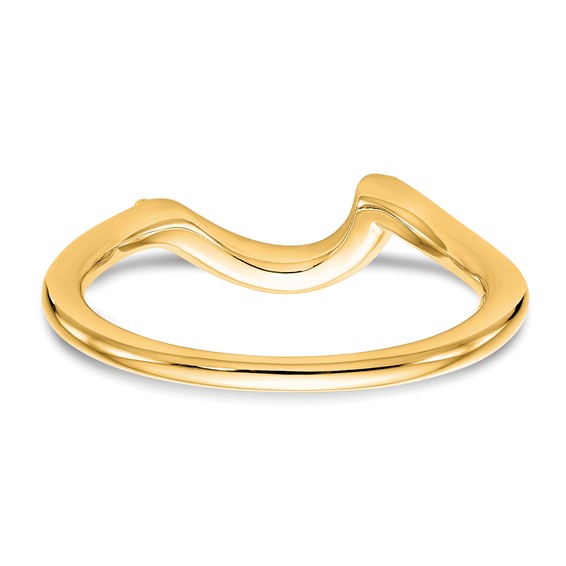 14K Diamond Wedding Band