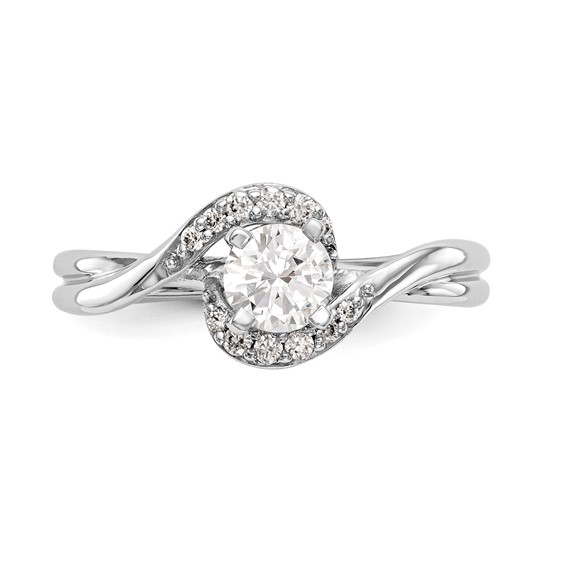 Diamond Semi-Mount Bypass Engagement Rings