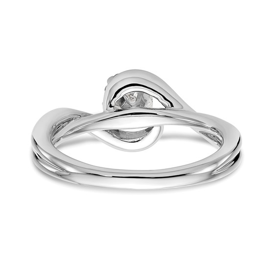 Diamond Semi-Mount Bypass Engagement Rings