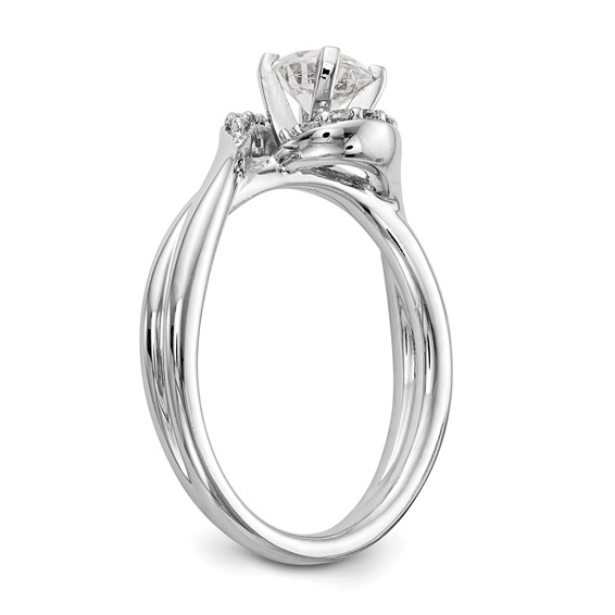 Diamond Semi-Mount Bypass Engagement Rings