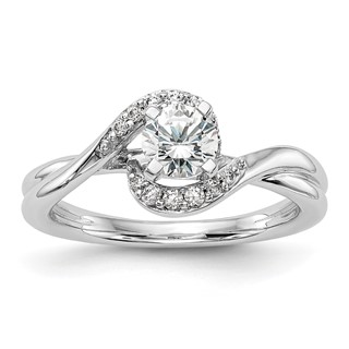 Diamond Semi-Mount Bypass Engagement Rings